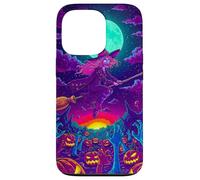Witch Moonlit Halloween Jack-O'-Lantern Art Case for iPhone 13 Pro