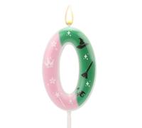 Witch Number Candle, Birthday Candles Number Cake Topper Perfect Cake Decorations for Birthday Halloween and Witch Themed Parties(0)
