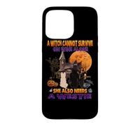 Witch On Wine She Needs A Westie Dog Halloween Costume Case for iPhone 15 Pro Max