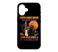 Witch On Wine She Needs A Westie Dog Halloween Costume Case for iPhone 16