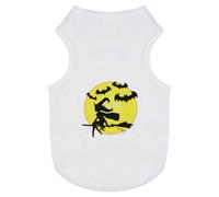 'Witch Over The Moon' Pet Dog/Cat T-Shirt (PT00109451)
