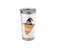 Witch Pizza Pumpkin Face Stainless Steel Insulated Tumbler