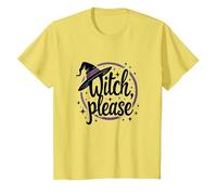 Witch Please: Magical Halloween Graphic, T-Shirt, Kids, Lemon, 8 Years