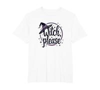 Witch Please: Magical Halloween Graphic, T-Shirt, Men's Big and Tall, White, 4X Tall