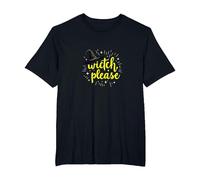 Witch, Please: Magical Halloween Humor for Spellcasters T-Shirt, Men's Big and Tall, Black, 4X Tall