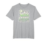 Witch Please: Magical Halloween Humor for Spellcasters T-Shirt, Men's Big and Tall, Heather Grey, 5X Tall