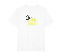 Witch, Please: Magical Halloween Humor for Spellcasters T-Shirt, Men's Big and Tall, White, 3X Tall
