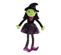 Witch Plush Doll | Halloween Stuffed Witch Doll for Girl | Cute Soft Decor Toy for Kids Girls Sofa Living Room Offices Party Indoor Sofa Living Room