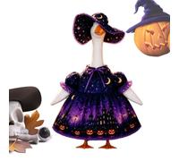 Witch Porch Goose Outfit Halloween Patio Statue Costume