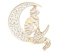 Witch Punk Pins - Black Enamel Brooches - Set of 3, Klein, Non-precious metal
