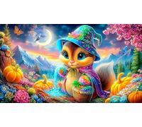 witch Puzzle for Adults Kids 1000 Pieces Challenging Puzzles Fun Present & Activity for Home for Wall Decoration and Gifts 70x50cm/1000pcs