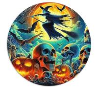 Witch Puzzles 1000 Pieces for Adults And Kids Halloween Style Challenge High Difficulty Family Puzzle Game Relaxing Decor Gift Home Decoration 1000pcs (67.5x67.5cm)