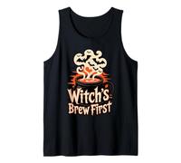 Witch’s Brew First Coffee Witches Halloween Tank Top