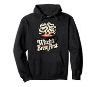 Witch’s Brew First Funny Coffee Witches Halloween Pullover Hoodie