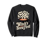 Witch’s Brew First Funny Coffee Witches Halloween Sweatshirt