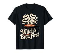 Witch’s Brew First Funny Coffee Witches Halloween T-Shirt