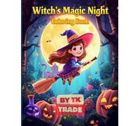 Witch’s Magic Night Coloring Book (Premium Edition)