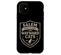 Witch Salem Sanctuary for Wayward Cats, Funny Halloween Case for iPhone 11