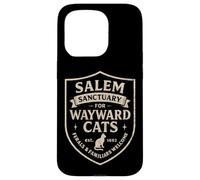 Witch Salem Sanctuary for Wayward Cats, Funny Halloween Case for iPhone 15 Pro
