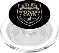 Witch Salem Sanctuary for Wayward Cats, Funny Halloween PopSockets PopGrip for MagSafe
