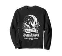 Witch Salem Sanctuary For Wayward Cats Halloween Sweatshirt