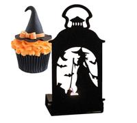 Witch Shadow Candles Holder Iron Witch Decorative Reusable Vintage