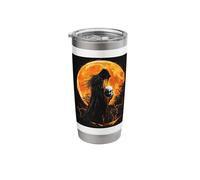 Witch Skull Goth Moon Men Black Gothic Women Skull Witch Stainless Steel Insulated Tumbler