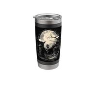 Witch Skull Goth Moon Men Black Gothic Women Skull Witch Stainless Steel Insulated Tumbler