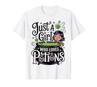 Witch Spells Potion Just a Girl Who Loves Potions Wiccan T-Shirt