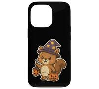 Witch Squirrel with Pumpkin Lantern Case for iPhone 13 Pro