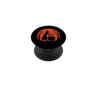 Witch Stirring Cauldron Halloween Moon PopSockets Adhesive PopGrip