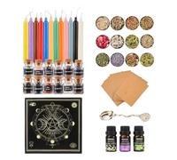Witch Supplies - Comprehensive Ritual Accessories, Premium megic startre Kit, Crystals Herbs Candles and Stones | Ideal Spiritual Tools Set to Enhance Energy Balance and Manifestation Practice