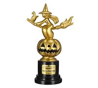 Witch Trophies Halloween Witch Pumpkin Trophy, Golden Award Trophy for Halloween Winner Trophy