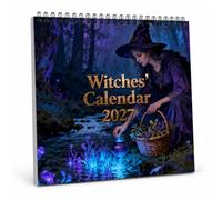 Witch Wall Calendar 2027, 12 pcs Home Office Monthly Wall Planner | Home Office; office; kitchen; not intended as a blank journal