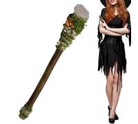 Witch Wand Decor, Spiritual Altar Wand, Handcrafted Ritual Tool for Meditation and Divination, Decorative s for Home Bedroom Living Room Nightstand Pagan Wiccan Practice Display