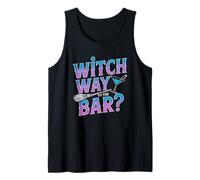 Witch Way to The bar Funny Halloween Pub Tank Top