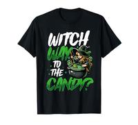 Witch Way to The Candy Funny Halloween Witch T-Shirt
