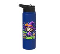 Witch Way to The Candy Halloween Stainless Steel Insulated Water Bottle
