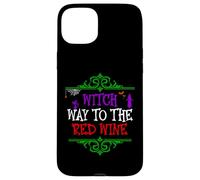 Witch Way To The Red Wine - Drink Wine For Funny Halloween Case for iPhone 15 Plus