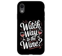 Witch Way to the Wine Halloween Case for iPhone XR