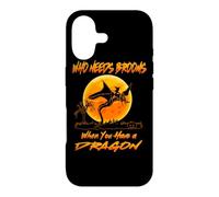 Witch Who Needs Brooms When You Have A Dragon Halloween Case for iPhone 17