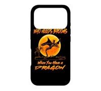 Witch Who Needs Brooms When You Have A Dragon Halloween Case for iPhone 17 Pro