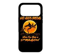 Witch Who Needs Brooms When You Have A Dragon Halloween Case for iPhone 17 Pro Max