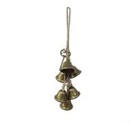 Witch Wind Chime Iron Hanging Bell for Protection - Spiritual Altar Decor Purify Space Outdoor Indoor Home Wall 40cm(B and E)