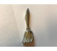 Witch / witches Broom TG15 made from Solid Fine English Pewter Fridge / office desk Magnet memo magnet fancy POSTED BY US GIFTS FOR ALL 2016 FROM DERBYSHIRE UK