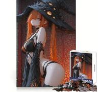 Witch with Many Eyes 1000 Pieces Puzzles for Adults Cognitive Boost Mindful Escape Tight Lock (38x52cm)