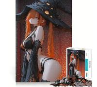 Witch with Many Eyes Jigsaw Puzzle1000 Pieces Brain Boosting Play Zero Gap Cozy Indoor Entertainment for All (38x52cm)