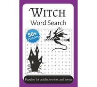 Witch Word Search: 50+ Puzzles about about Magic, Witches and Wizards | 6 x 9 inches,110 pages | Charm your brain with witchy wordplay