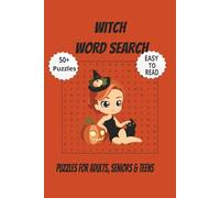 Witch Word Search Puzzle Book: Word Searches with Easy to Read Print about Witches, Halloween, Pumpkins, and more | 6x9 inches, 110 pages | 50+ ... Vacations, Airplane Rides, and Leisure Time