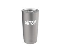 Witch Word Wiccan Religion Spellcaster Stainless Steel Insulated Tumbler